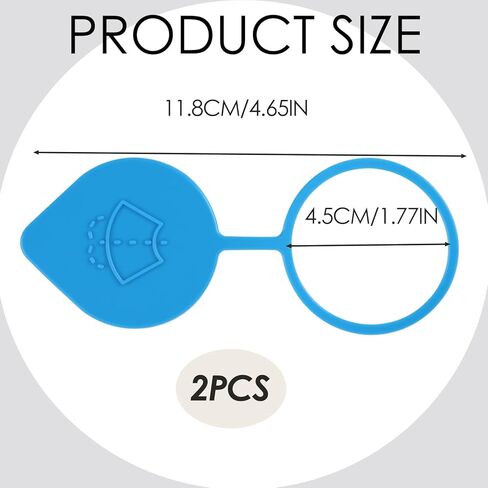 Windshield Washer Reservoir Cap, Car Wiper Bottle Cover Compatible with Accord City Odyssey, OEM#: 76802SK7003 Durable PC Material, Easy Installation in Saudi Arabia