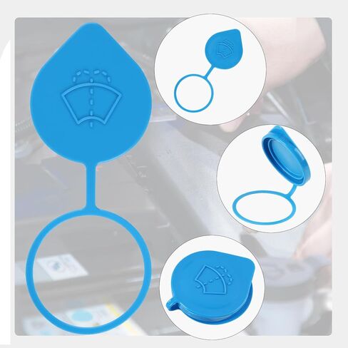 Windshield Washer Reservoir Cap, Car Wiper Bottle Cover Compatible with Accord City Odyssey, OEM#: 76802SK7003 Durable PC Material, Easy Installation in Saudi Arabia
