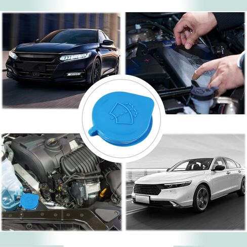 Windshield Washer Reservoir Cap, Car Wiper Bottle Cover Compatible with Accord City Odyssey, OEM#: 76802SK7003 Durable PC Material, Easy Installation in Saudi Arabia