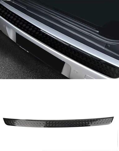 Gloss Black Rear Bumper Protection Cover for Land Rover Defender 90 110 130 (2020-2025) | Anti-Scratch Guard Shield | No-Drill Installation, Exterior Accessories in Saudi Arabia