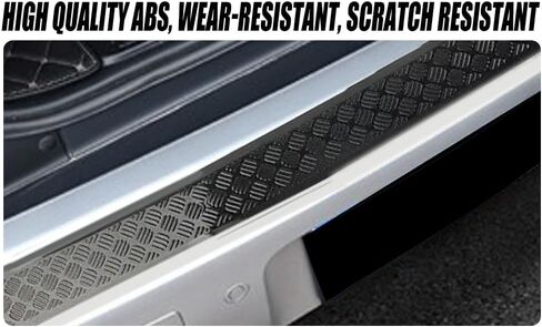 Gloss Black Rear Bumper Protection Cover for Land Rover Defender 90 110 130 (2020-2025) | Anti-Scratch Guard Shield | No-Drill Installation, Exterior Accessories in Saudi Arabia