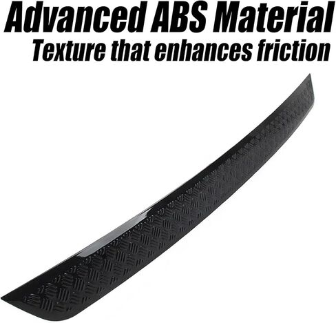 Gloss Black Rear Bumper Protection Cover for Land Rover Defender 90 110 130 (2020-2025) | Anti-Scratch Guard Shield | No-Drill Installation, Exterior Accessories in Saudi Arabia