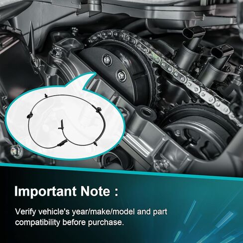 مستشعر سرعة العجلات الأمامي ABS متوافق مع Buick Enclave 2008-2017، Chevy Traverse 2009-17، GMC Acadia 2007-2016، Saturn Outlook 07-2010 يسار ويمين، ALS2039 20883057 10390115 in Saudi Arabia