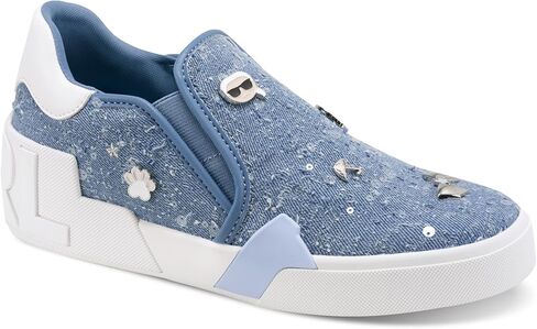 Karl Lagerfeld Womens Karl Lagerfeld Paris Maude Slip on Sneaker with Pins in Saudi Arabia