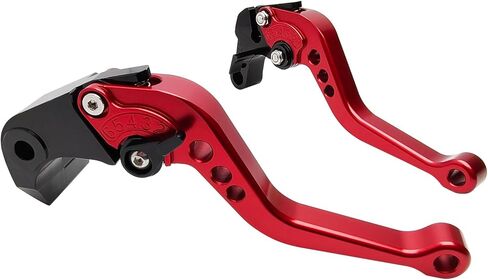 استبدال رافعة مقبض فرامل قصيرة لسوزوكي GSXR600 GSXR750 2006-2025/ GSXR1000 09-22/ GSX-S1000/F/ABS 2015-2020، ملحقات الدراجات النارية المصنوعة من الألومنيوم CNC رافعات قصيرة (أزرق) in Saudi Arabia
