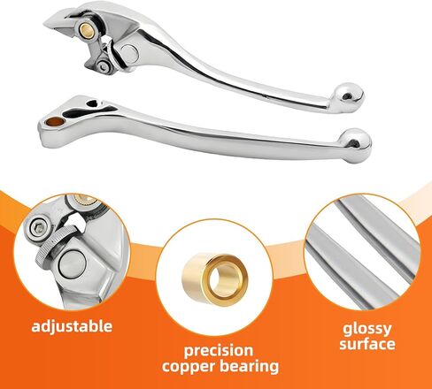 S SYUU دراجة نارية استبدال الفرامل رافعة اليد متوافقة مع Honda CBR 600 F1/F2/F3/F4/F4i 1987-2007 CBR 900 RR 1993-1999 CB 900 919 Hornet 2002-2006 CB 600 Hornet 1998-2006 مصقول فضي in Saudi Arabia