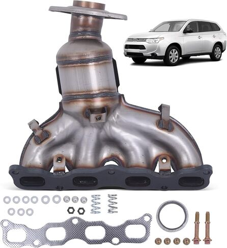 674-279 محول حفاز أمامي متوافق مع ميتسوبيشي أوتلاندر L4 2.4L 2014-2018، ميتسوبيشي أوتلاندر سبورت L4 2.0L 2014-2015 متوافق مع وكالة حماية البيئة (EPA) استبدال # 1555A718,1555A757 in Kuwait