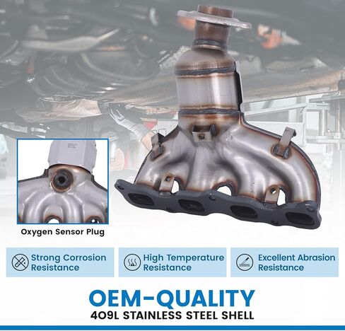 674-279 محول حفاز أمامي متوافق مع ميتسوبيشي أوتلاندر L4 2.4L 2014-2018، ميتسوبيشي أوتلاندر سبورت L4 2.0L 2014-2015 متوافق مع وكالة حماية البيئة (EPA) استبدال # 1555A718,1555A757 in Kuwait