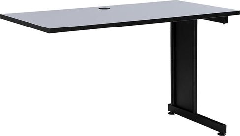 Global Industrial Right Handed Return Table, 48", Gray in Saudi Arabia