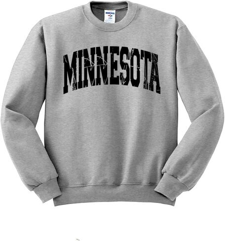 Distressed Minnesota Collegiate Sweatshirt Unisex in Saudi Arabia