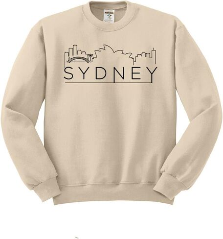 TeesAndTankYou Skyline Sydney Australia Sweatshirt Unisex in Saudi Arabia