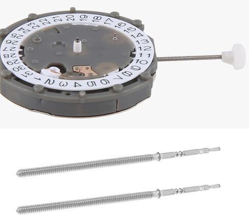 SING F LTD 2Pcs Watch Movement Steel Stem Crown Parts for PE90 PE50 PE60 PE70 PE93 PE903 PE602 PE703, 24.1mm in Saudi Arabia