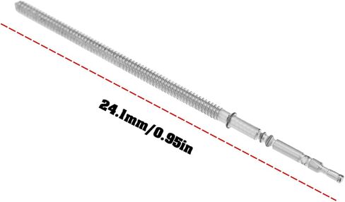 SING F LTD 2Pcs Watch Movement Steel Stem Crown Parts for PE90 PE50 PE60 PE70 PE93 PE903 PE602 PE703, 24.1mm in Saudi Arabia