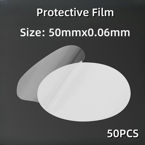 50PCS Per Set Watch Dial Protective Films, 50mm Round Protection Films for Removing Watch Hands in Saudi Arabia