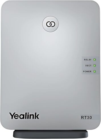 Yealink RT30 Wirlesss DECT Repeater Basestation - لـ W52P، W56P، W56H، W70B، W70P، DD10K، W60P، W60B، الهواتف اللاسلكية المتوافقة: W73H، W78H، W57R، W59R، W53H، W56H، مع قماش Teck العالمي in Saudi Arabia