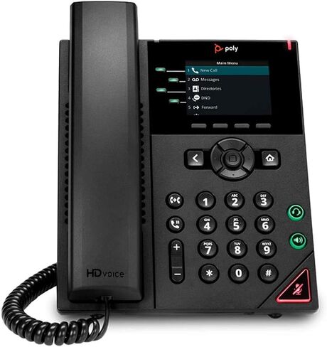 هاتف Poly 250 IP - سلكي - سلكي - سطح المكتب، قابل للتثبيت على الحائط in Saudi Arabia