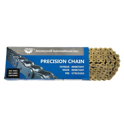 530 O-Ring 112 Links Drive Chain Gold Color with 1 Connecting Link for Motorcycle Dirt Bike ATV in Kuwait