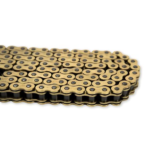 530 O-Ring 112 Links Drive Chain Gold Color with 1 Connecting Link for Motorcycle Dirt Bike ATV in Kuwait