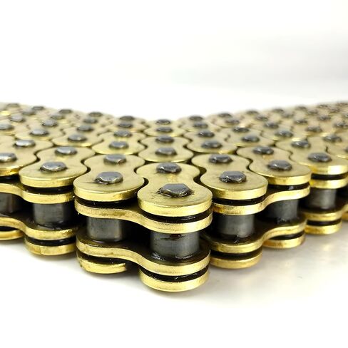 530 O-Ring 112 Links Drive Chain Gold Color with 1 Connecting Link for Motorcycle Dirt Bike ATV in Kuwait