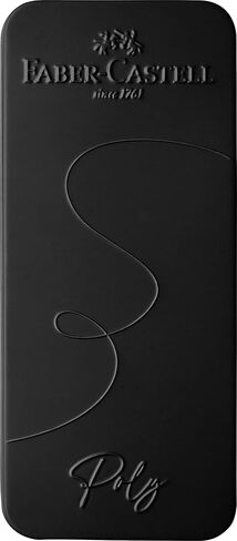 Faber-Castell Poly Pen Fountain and Ballpoint Pen Gift Set - Black: Fountain Pen Set with Broad Nib & Smooth Ballpoint Pen, Ergonomic Grip, Great for Journaling (2 Count) in Saudi Arabia