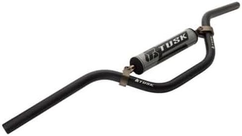 Tusk T-10 ألومنيوم 7/8 بوصة مقود صغير KX عالي الانحناء أسود متوافق مع HONDA CRF80F 2004-2009,2011-2013 in Saudi Arabia