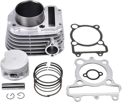 92-16 STD 70 مللي متر 225cc 230cc اسطوانة المكبس طوقا الطرف العلوي إعادة بناء عدة صالح لمجموعة XT225 TTR225 TTR230 4VW-11310-00-00 in Kuwait