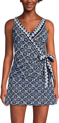 Lands 'End Women's D-Cup Side Tankini Top Tankini in Kuwait