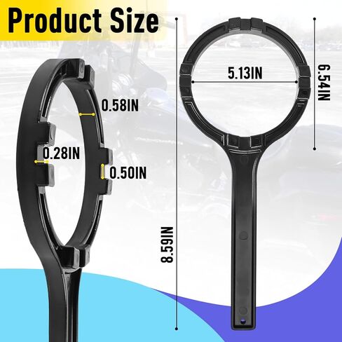 Fuel Filter Wrench Compatible with Harley-Davidson Touring Electra Glide, Road Glide, Street Glide, Tri Glide, FL Series 2008-Up, Ring Wrench Removal Tool in Saudi Arabia