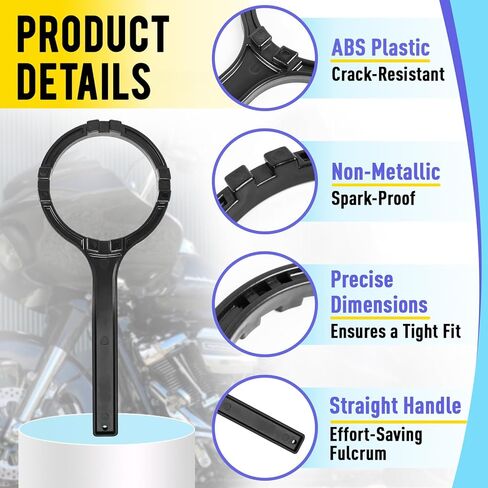 Fuel Filter Wrench Compatible with Harley-Davidson Touring Electra Glide, Road Glide, Street Glide, Tri Glide, FL Series 2008-Up, Ring Wrench Removal Tool in Saudi Arabia