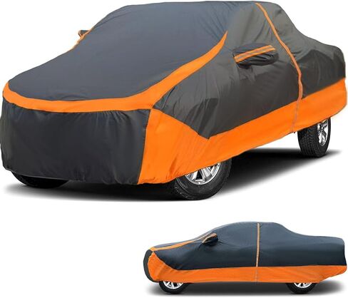 غطاء سيارة SUV مقاوم للماء لجميع الأحوال الجوية لسيارة Rogue، Toyota RAV4، Cadillac XT4، Honda CR-V، Subaru Forester، Lexus NX ونماذج أخرى - غطاء كامل للأماكن الخارجية من أشعة الشمس فوق البنفسجية مع سحاب (178-186 بوصة) in Kuwait