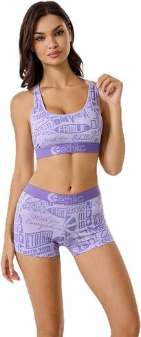 Ethika Women's Sports Bra Stretch with Removable Pads for Active Wear - Baby Girl in Saudi Arabia
