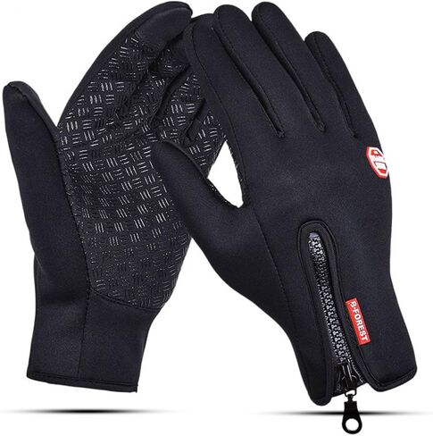 Black Forest Gloves Windproof Touchscreen Mountain Bike Motorcycle Cycling Driving Work Winter Men Wome in Saudi Arabia
