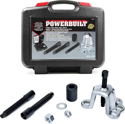 مجموعة مزيل وتركيب المحور الأمامي Powerbuilt، Ford وMercury، إزالة المحاور وأعمدة المحور، مجموعة أنبوب التثبيت والأدوات، حقيبة تخزين - 648742 in Saudi Arabia