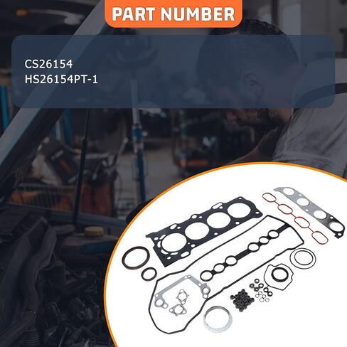 HS26154PT طقم أختام حشية إصلاح المحرك مناسب لتويوتا سيليكا GTS ماتريكس كورولا VVTL-i 2000-2006 2ZZGE طقم إعادة بناء المحرك in Saudi Arabia