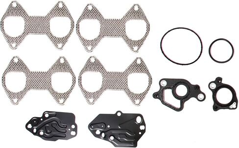 طقم إعادة تدوير المحرك FSBRR8-21200 متوافق مع 04-06 Ford F150 F250 Lincoln 5.4 TRITON 3 صمامات مجموعة حشية كاملة، محامل قضيب رئيسية ذات حجم قياسي، حلقات مكبس ذات حجم قياسي in Saudi Arabia