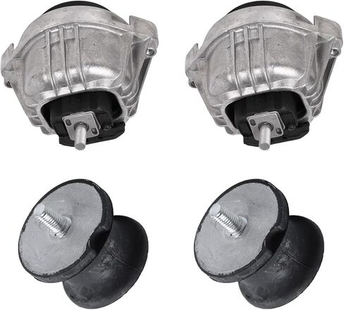 Set of 2 Engine Motor Mount Compatible with BMW 528i 2011, 535i 2011-2016, 535i GT 2011-2017, 640i 2012-2018, 640i Gran Coupe 2013-2018 - [L6 3.0L], OE: A4089 A4090 22116786528 in Saudi Arabia