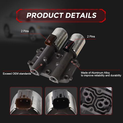 ناقل الحركة اللولبي الخطي المزدوج مع حشية متوافق مع Honda 2003-2007 Accord CR-V Element Acura RSX TSX 2.4L L4 يستبدل 28260-PRP-014 98990B 90428C GEGT7610-262 in Saudi Arabia