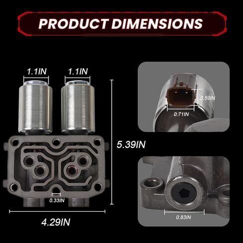 ناقل الحركة اللولبي الخطي المزدوج مع حشية متوافق مع Honda 2003-2007 Accord CR-V Element Acura RSX TSX 2.4L L4 يستبدل 28260-PRP-014 98990B 90428C GEGT7610-262 in Saudi Arabia