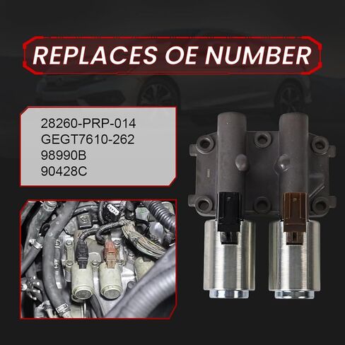 ناقل الحركة اللولبي الخطي المزدوج مع حشية متوافق مع Honda 2003-2007 Accord CR-V Element Acura RSX TSX 2.4L L4 يستبدل 28260-PRP-014 98990B 90428C GEGT7610-262 in Saudi Arabia
