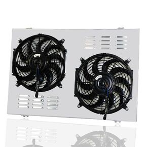 Aluminum Radiator Fan Shroud Relay Kit Compatible with 1977-1988 Chevy GMC Camaro Monte Carlo G-Body (Shroud Fan Relay kit) 3.2L 3.3L 3.8L 4.1L-7.5L V6 V8 in Kuwait