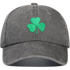 St Patricks Day Hat for Men Women, 4 Leaf Clover Ireland Irish Hat, Adjustable Shamrock Irish Cap in Saudi Arabia
