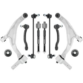 8 قطع ذراع التحكم في طقم التعليق الأمامي مع وصلة كروية، وصلات شريط التأثير، قضيب ربط متوافق مع 2007-2013 Acura MDX استبدال RK621549، RK622037، K750124، EV800578، ES800825، ES800824 in Kuwait