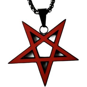 Pentagram Necklace Inverted Pagan Satanic Goth Occult Witchcraft in Saudi Arabia