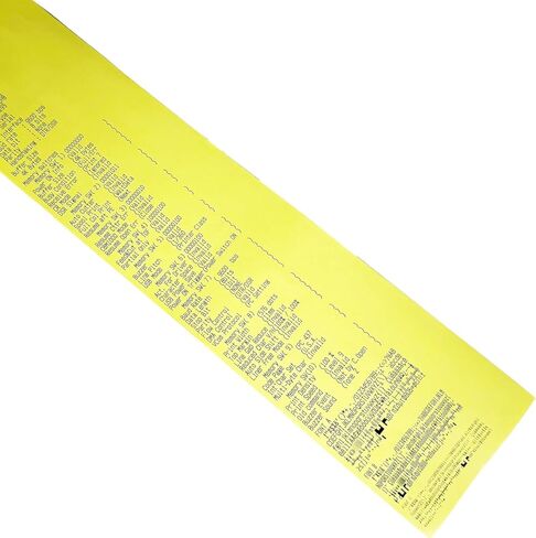 Yellow Thermal Paper (50 Rolls/case) 3 1/8 x 220 Thermal Paper Receipt Rolls (48 GSM Premium Quality German Paper) Fits All POS Cash Registers BPA Free - BuyRegisterRolls in Saudi Arabia