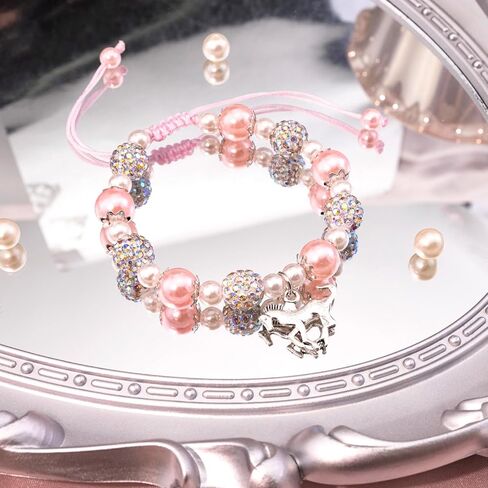 igvean الحصان سحر سوار الهدايا للفتيات، فريدة من نوعها الحصان تحت عنوان الهدايا لابنة حفيدة ابنة صديق أخت، أفكار هدية عيد ميلاد عيد الميلاد تخزين المواد in Kuwait