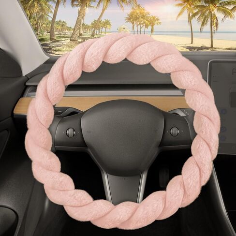 Woven Boho Bohemian Hippie Saddle Blanket Style Steering Wheel Cover for Women - Fits Most Standard Wheel Sizes 14.5 - 15 inch Woven Style - Aztec / Incan in Saudi Arabia
