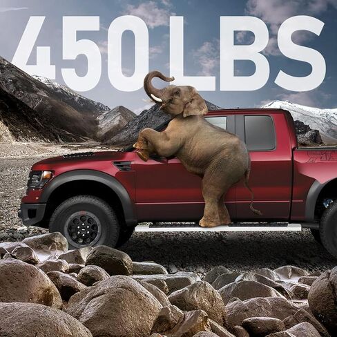 لوحات تشغيل مقاس 6 بوصات متوافقة مع 2015-2026 Chevy Colorado/Gmc Canyon Extended Cab Double Cab، لوحات تشغيل كولورادو Nerf Bars Side Steps Rock Slides مصنوعة من الفولاذ الكربوني. in Kuwait