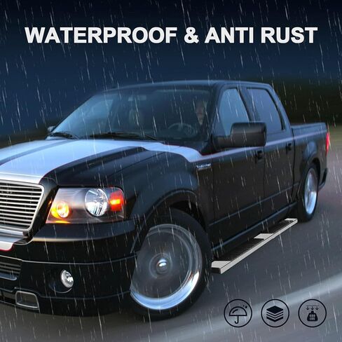 لوحات تشغيل مقاس 6 بوصات متوافقة مع 2015-2026 Chevy Colorado/Gmc Canyon Extended Cab Double Cab، لوحات تشغيل كولورادو Nerf Bars Side Steps Rock Slides مصنوعة من الفولاذ الكربوني. in Kuwait