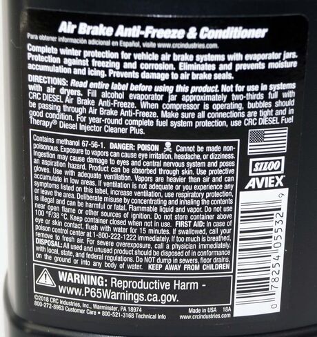 CRC 05532-12PK Air Brake Anti-Freeze & Conditioner, 32 fl. oz, 12 Pack in Saudi Arabia