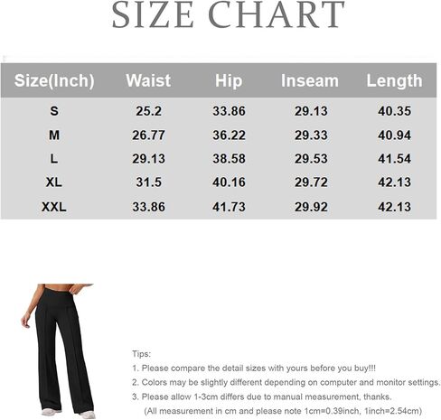 Wide Leg Yoga Pants for Women Bottoms Athletic High Waisted Activewear Wide Leg Workout Pilates Gym Yoga Pants in Saudi Arabia